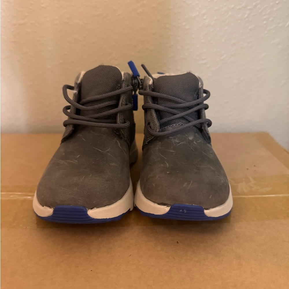 Dark Grey Suade UGGS toddler boots